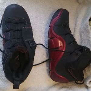 Nike zoom LeBron 4 IV Crimson black 10